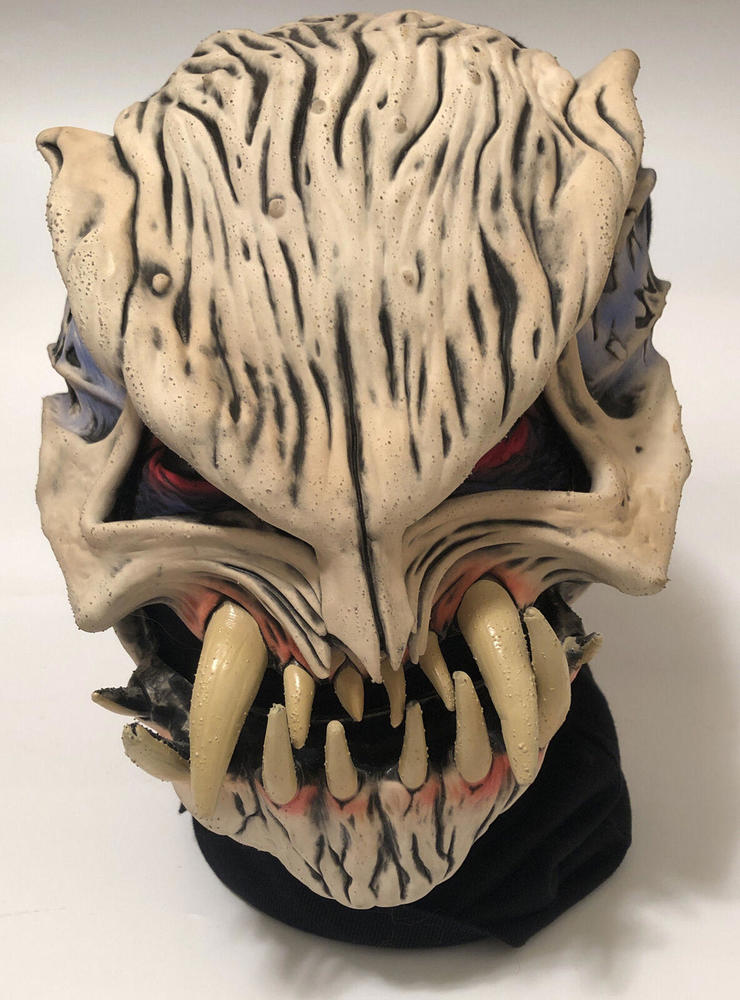 Vintage Be Something Studios TEETH FANGS BLOOD FACE Mask B.S.S BY BY Halloween